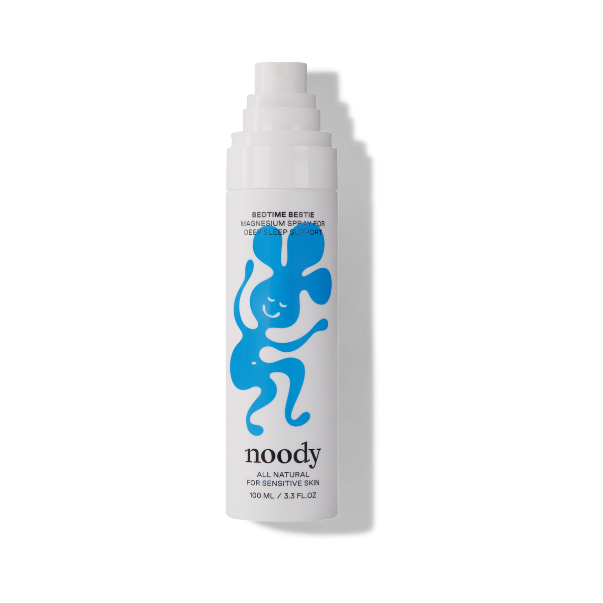 Noody Bedtime Bestie mist bottle, lying flat