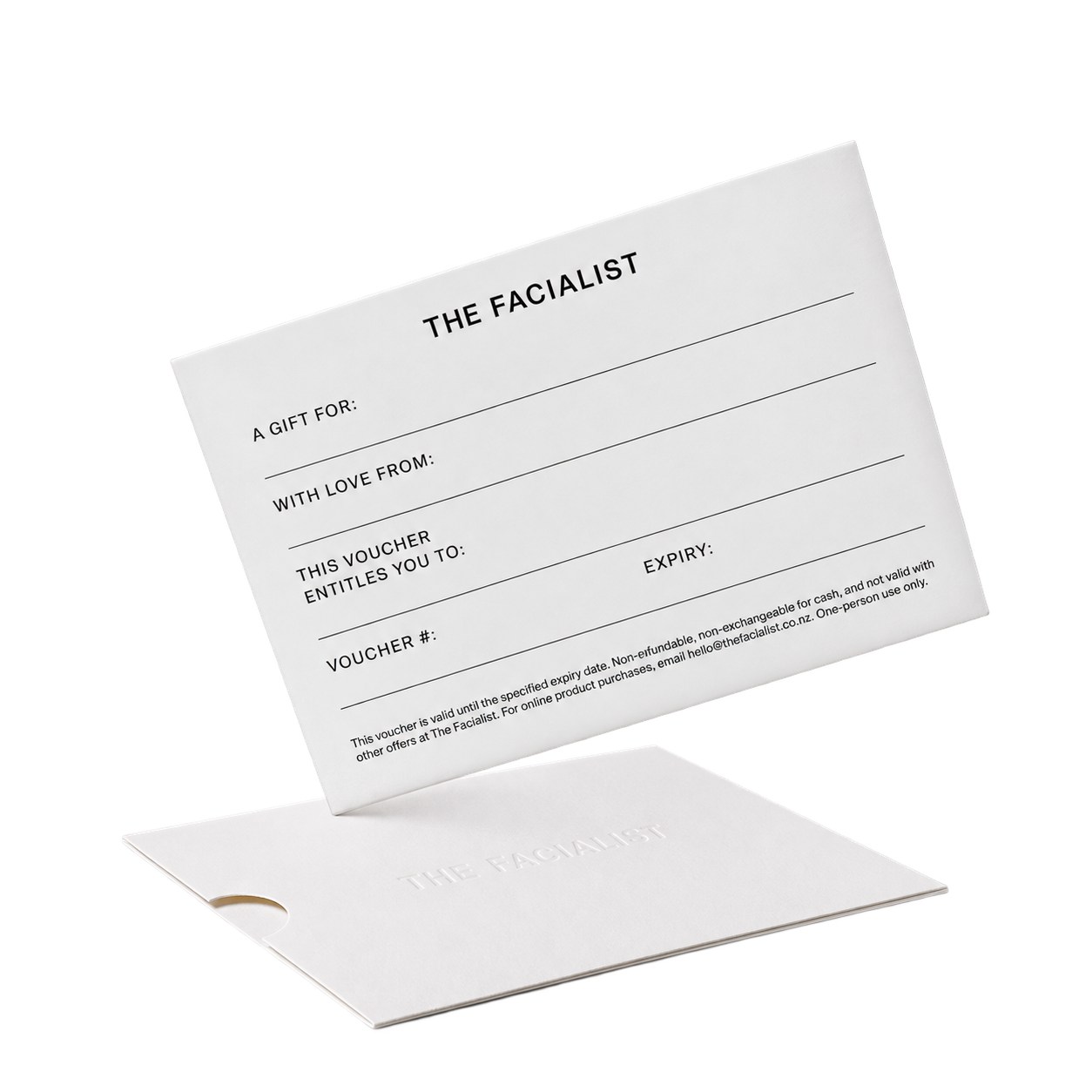 Bridal Package Gift Card transparent cutout